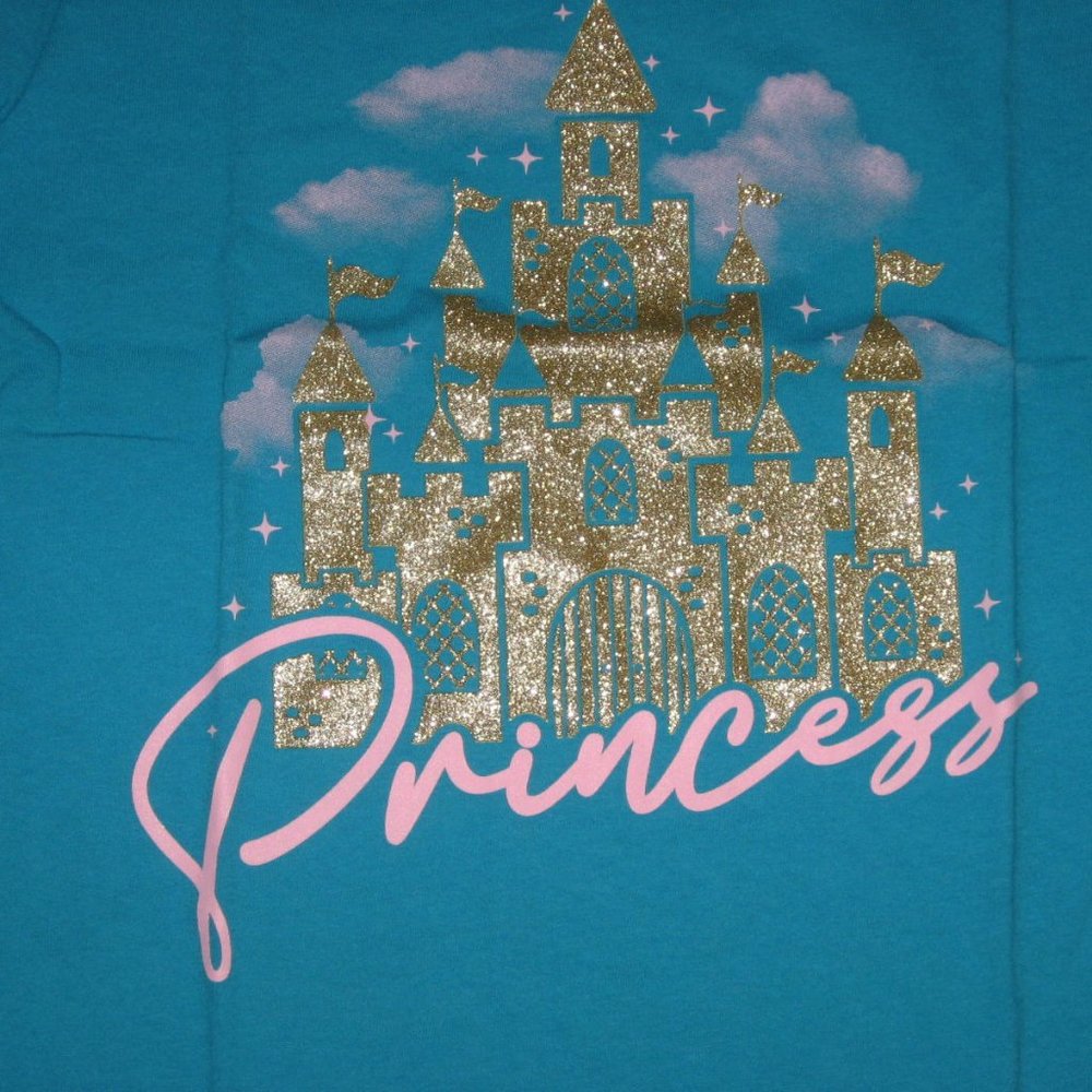 Girls Princess Graphic T-Shirt Size M/M By Childrens Place NWT